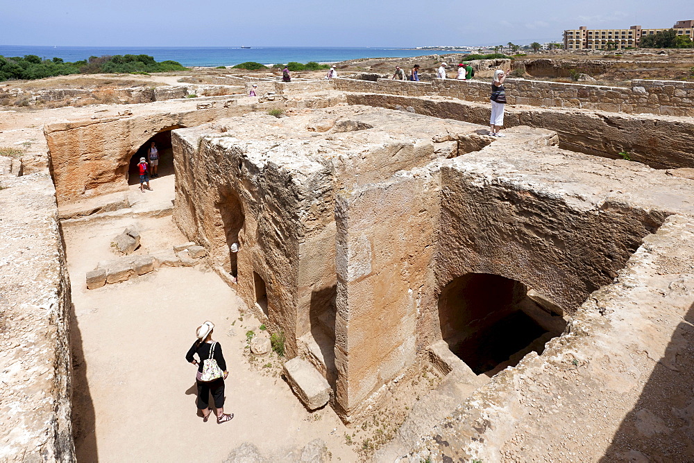 Royal tombs, Tombs of the Kings, near Paphos, Southern Cyprus, West Coast, Greek Cyprus, South Europe