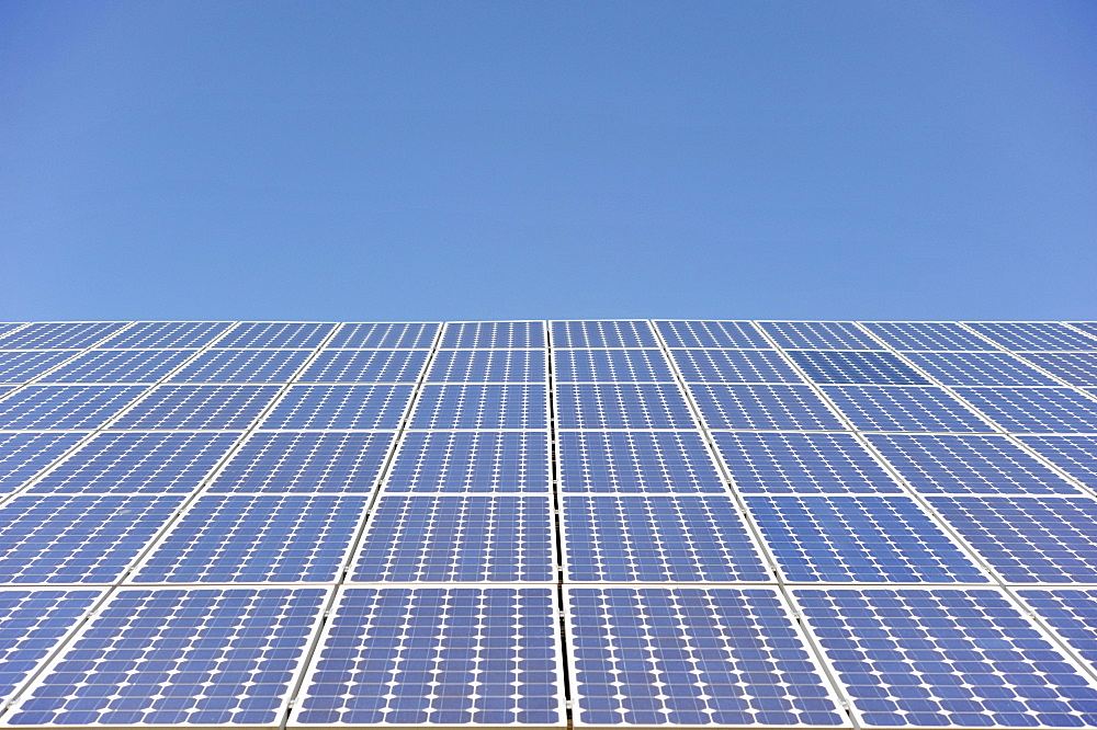 Solar panels on a roof