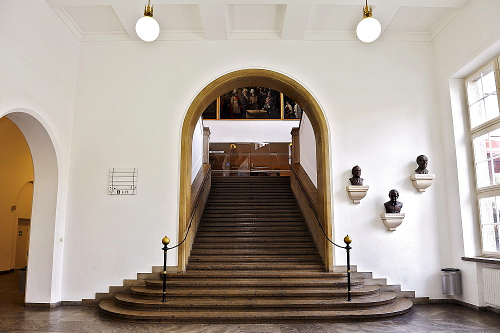 Stairs to the Ehrensaal hall, Deutsches Museum, Munich, Bavaria, Germany, Europe