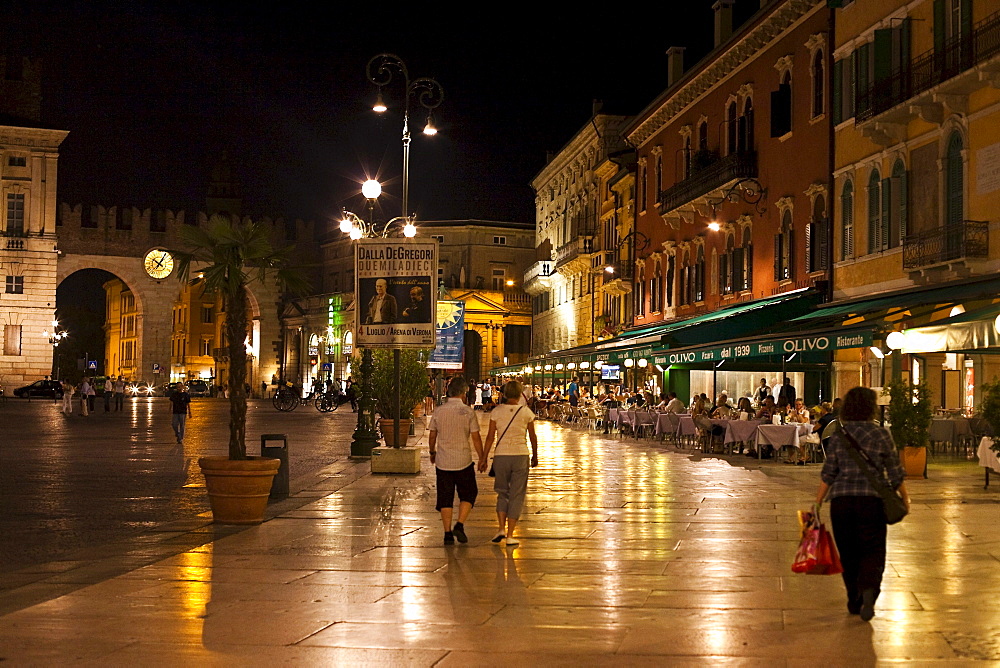 Piazza Bra, Verona, Italy, Europe