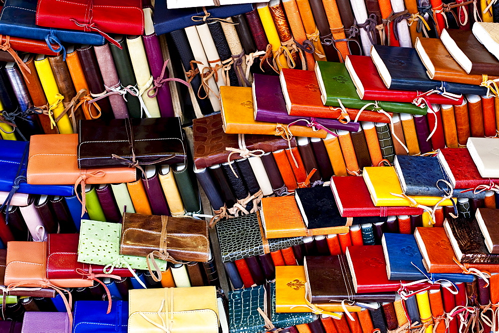 Books with leather binding