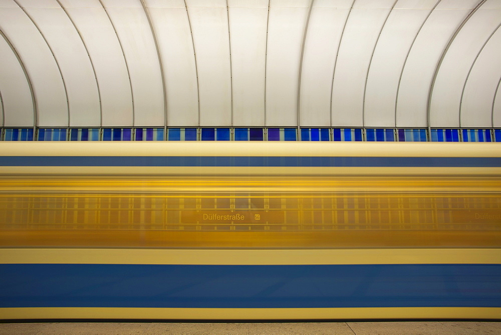 U-Bahn, underground railway, Munich, Bavaria, Germany, Europe