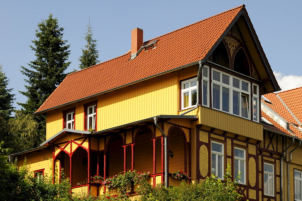 Multiple-family building in Wernigerode, Saxony-Anhalt, Germany, Europe