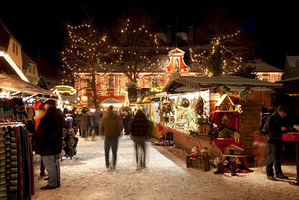 Christmas market at the cathedral, Soest, Sauerland, North Rhine-Westphalia, Germany, Europe