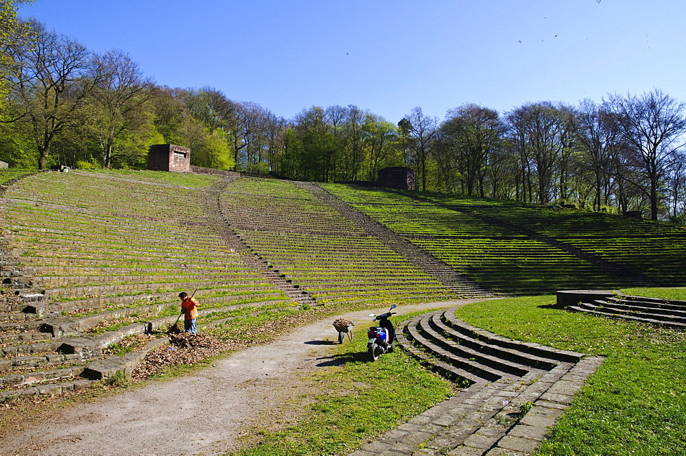 Thingstaette open air theatre, Heiligenberg, Heidelberg, Baden-Wuerttemberg, Germany, Europe