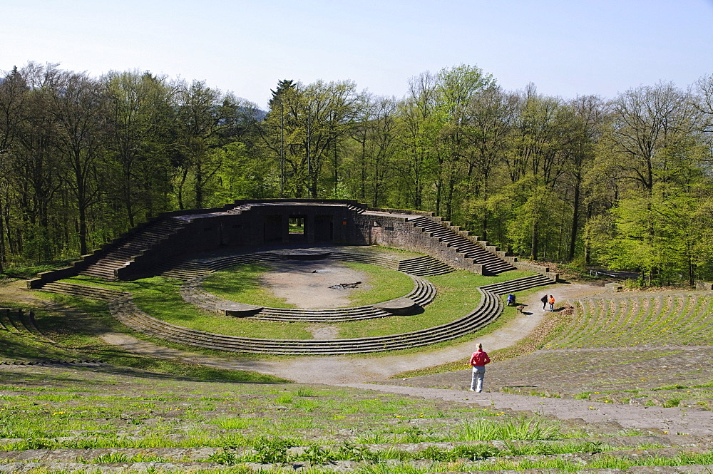 Thingstaette open air theatre, Heiligenberg, Heidelberg, Baden-Wuerttemberg, Germany, Europe