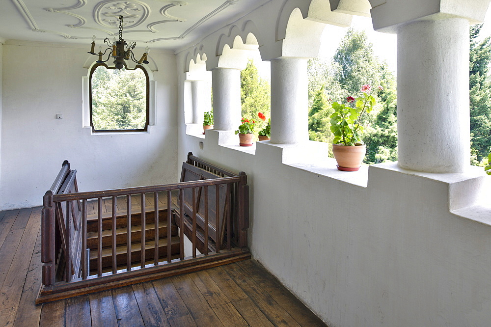 Oltenian manor house, estate, Horezu open air museum, Romania, Europe