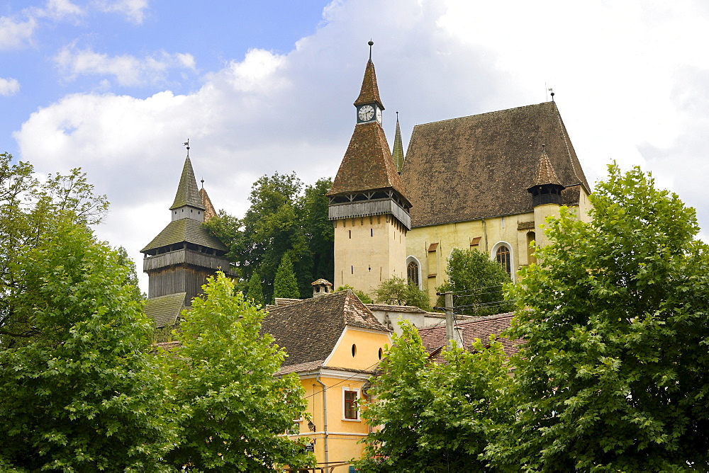 Fortified Church, UNESCO World Heritage Site, Biertan, Transylvania, Romania, Europe