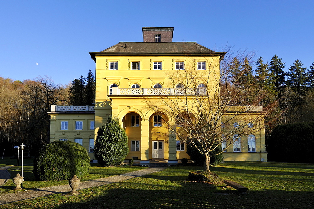 Schloss Allmannshausen Castle, Lake Starnberg, Berg district, Upper Bavaria, Bavaria, Germany, Europe