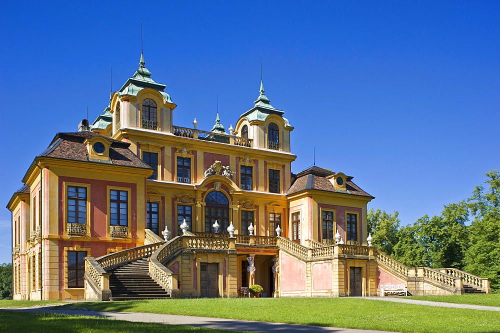 Schloss Favorite Palace, Ludwigsburg, Neckar, Baden-Wuerttemberg, Germany, Europe