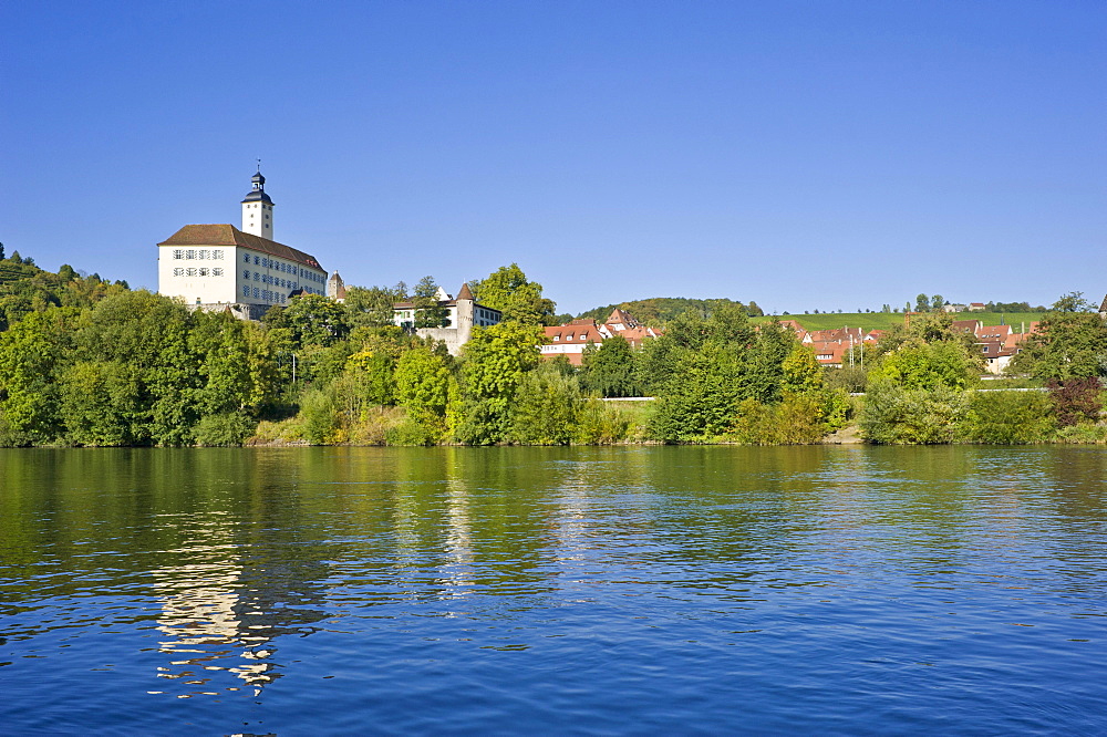 Castle Horneck, Gundelsheim, Neckartal, Baden-Wuerttemberg, Germany, Europe