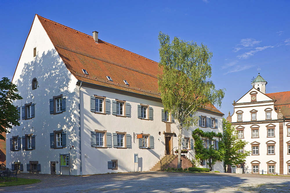 Former manor Kloster Kirchberg monastery, Sulz am Neckar, Black Forest, Baden-Wuerttemberg, Germany, Europe