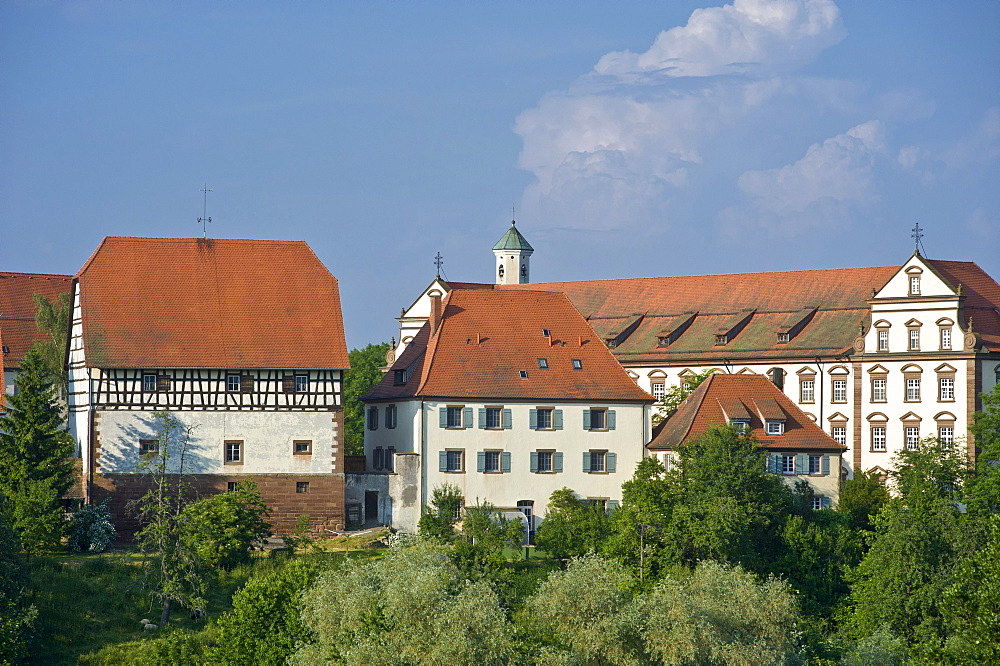 Kloster Kirchberg convent, Sulz am Neckar, Black Forest, Baden-Wuerttemberg, Germany, Europe