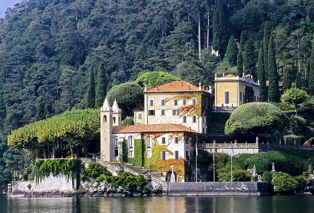 Villa del Balbianello, Lavedo peninsula, Lenno, Lake Como, Como region, Lombardy, Italy, Europe