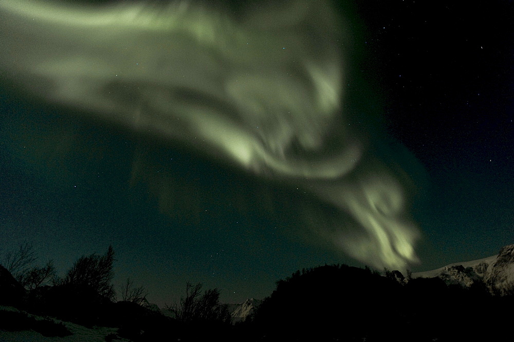 Northern Lights (Aurora borealis), Finnmark, Norway, Europe