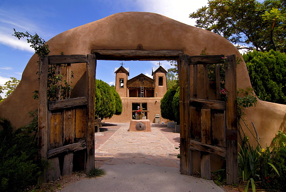 Santuario of Chimayo church, Santa Fe, New Mexico, USA