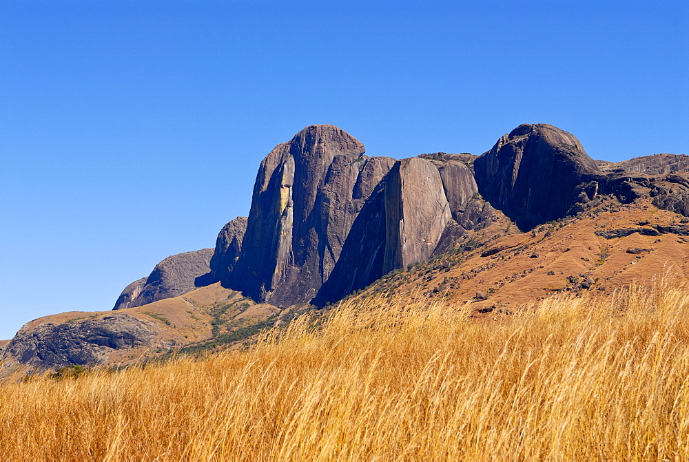 Granite rocks in the Andringitra National Park, Madagascar, Africa