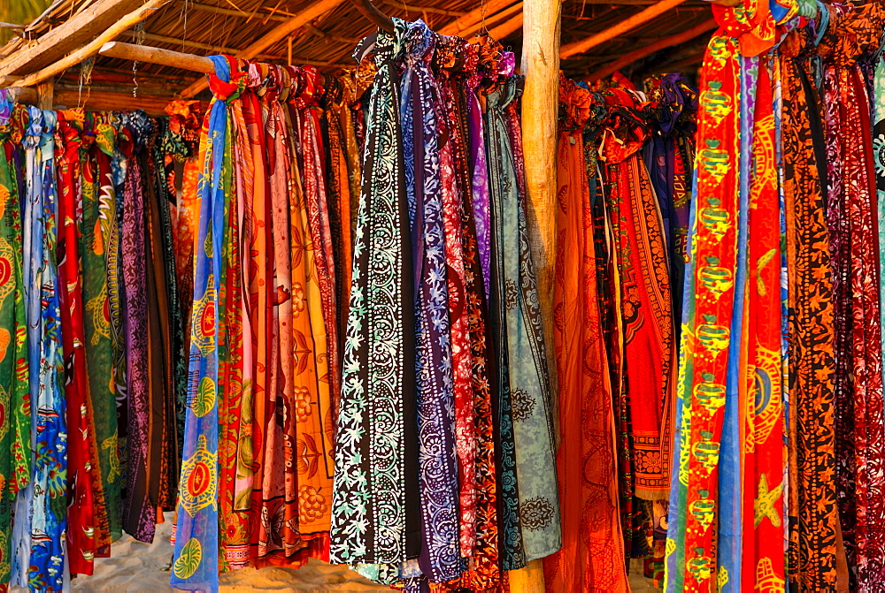 Colorful sarongs in Ifaty, Madagascar, Africa