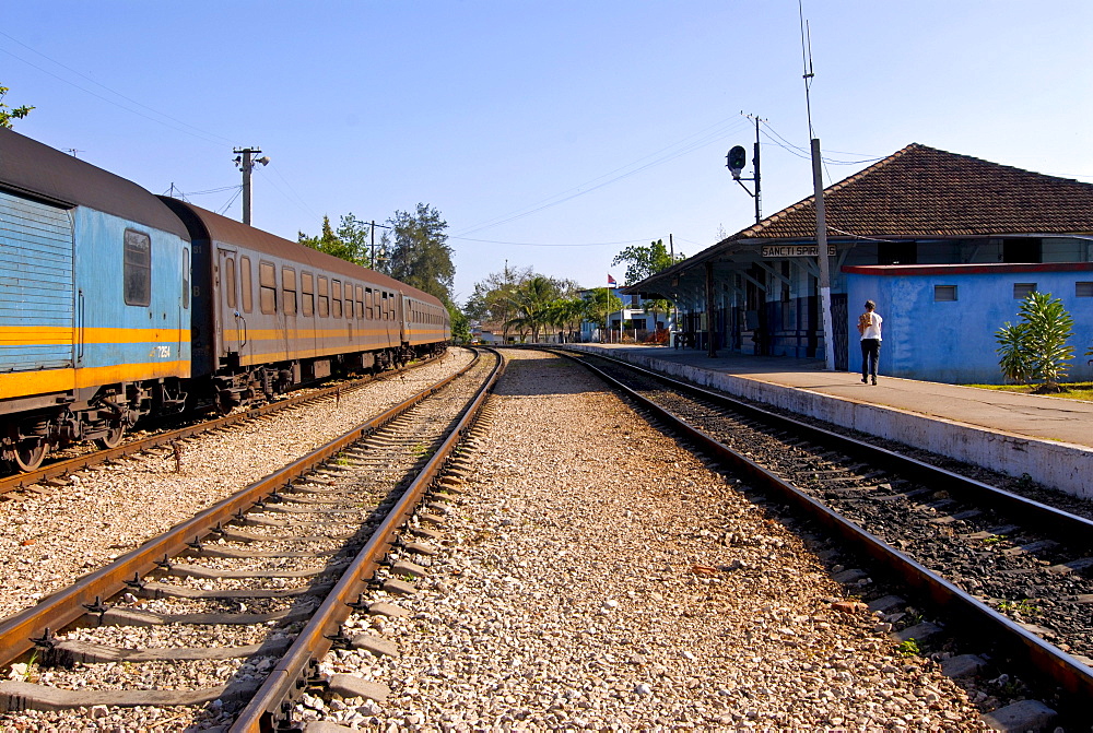 The station of Sancto Spirito, Cuba, Caribbean