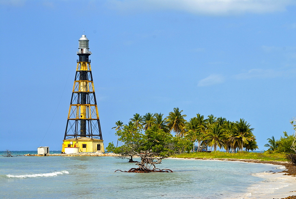 Lighthouse of Cayo Jutias, Cuba, Caribbean