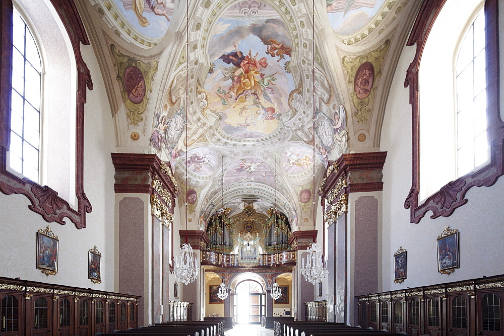 Pilgrimage Church of Maria Taferl, baroque basilica, Nibelungengau, Waldviertel, Forest Quarter, Lower Austria, Austria, Europe