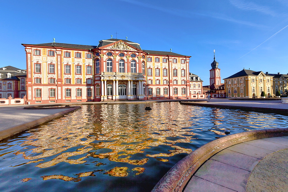 Bruchsal Palace, Bruchsal, Baden-Wuerttemberg, Germany, Europe