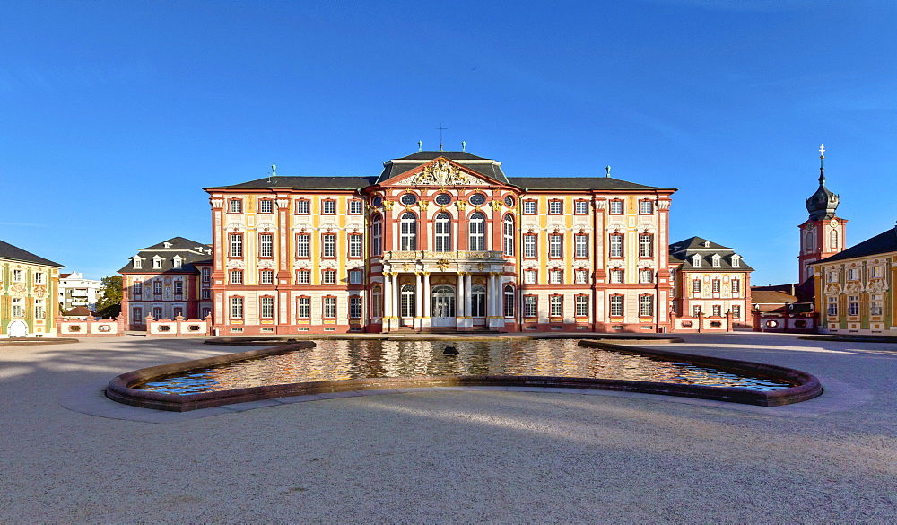 Bruchsal Palace, Bruchsal, Baden-Wuerttemberg, Germany, Europe