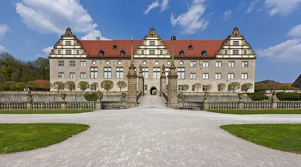 Weikersheim Castle, Weikersheim, Main-Tauber district, Baden-Wuerttemberg, Germany, Europe