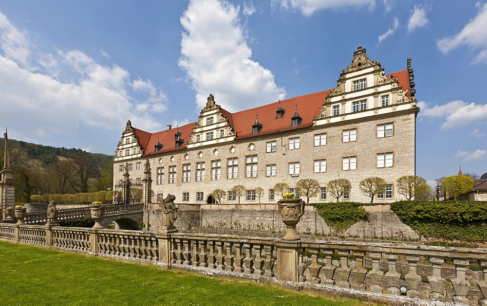 Weikersheim Castle, Weikersheim, Main-Tauber district, Baden-Wuerttemberg, Germany, Europe