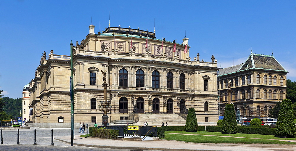 The National Theatre, Rudolfinum, the concert hall of the Czech Philharmonic Orchestra, Prague, Czech Republic, Europe