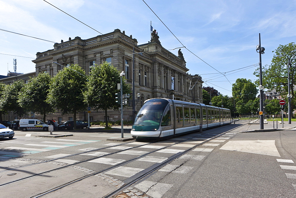 National Library on Place de la Republique, Strasbourg, Alsace, France, Europe