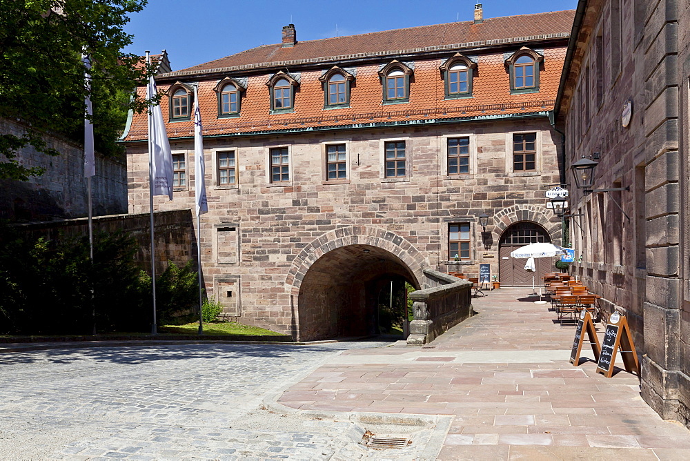 Plassenburg castle, Kulmbach, Upper Franconia, Franconia, Bavaria, Germany, Europe