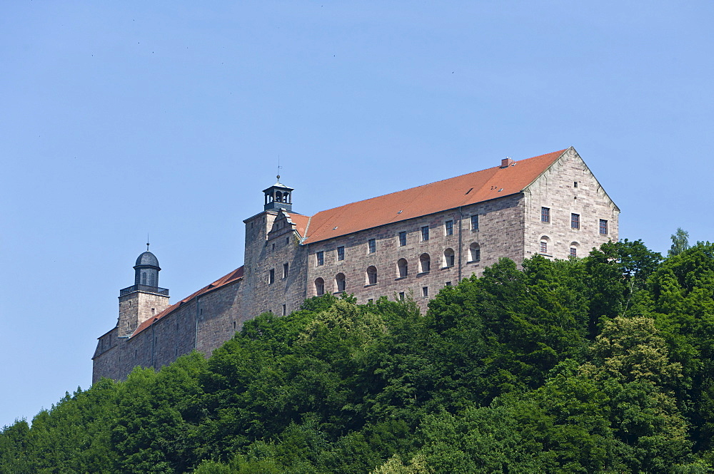 Plassenburg castle, Kulmbach, Upper Franconia, Franconia, Bavaria, Germany, Europe