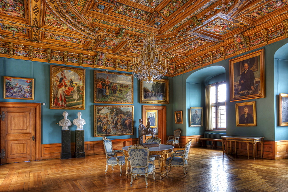 Frederiksborg Castle, interior, Hillerod, Denmark, Europe