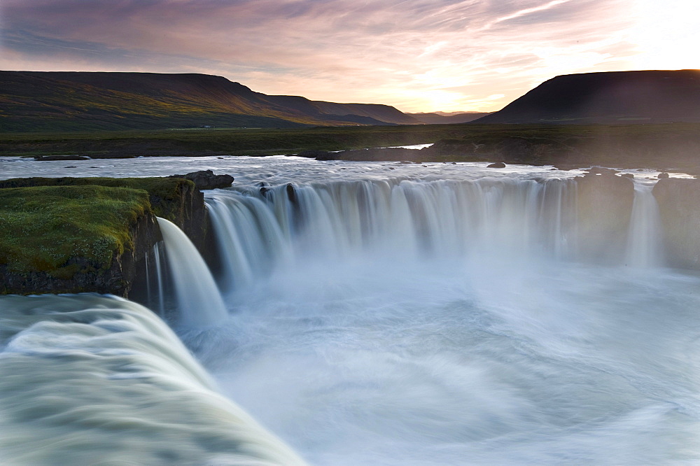 The Goï£¿afoss waterfall in Myvatn, northern Iceland, Iceland, Europe