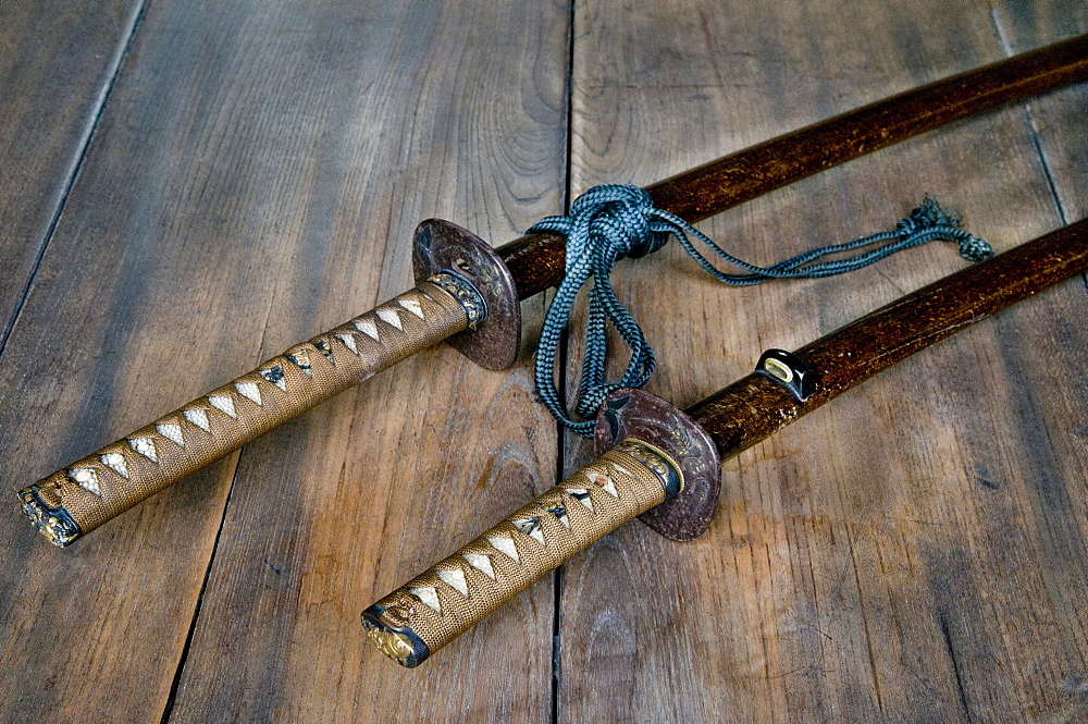 Samurai swords, Japan, Asia