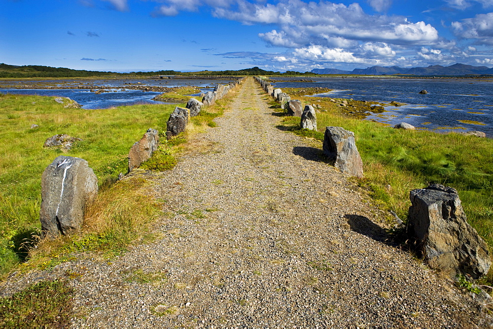 Near Myre, in front of the island of Andoya, Vesteralen, Norway, Scandinavia, Europe