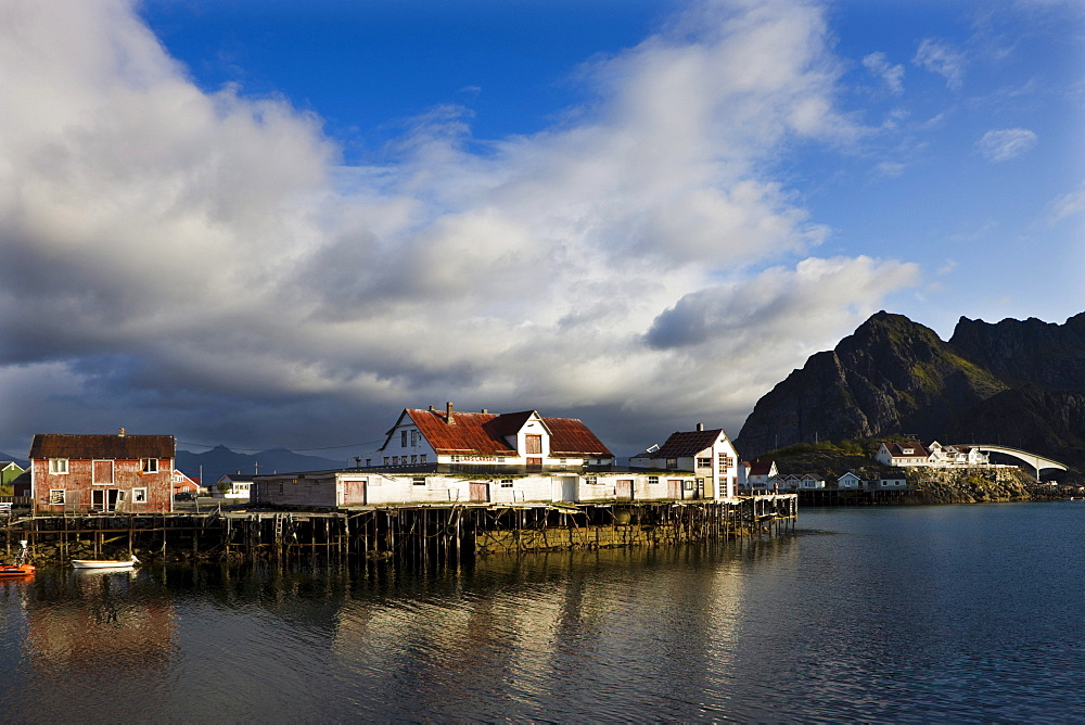 Henningsvaer, island of Vestvagoya, Lofoten, Norway, Scandinavia, Europe