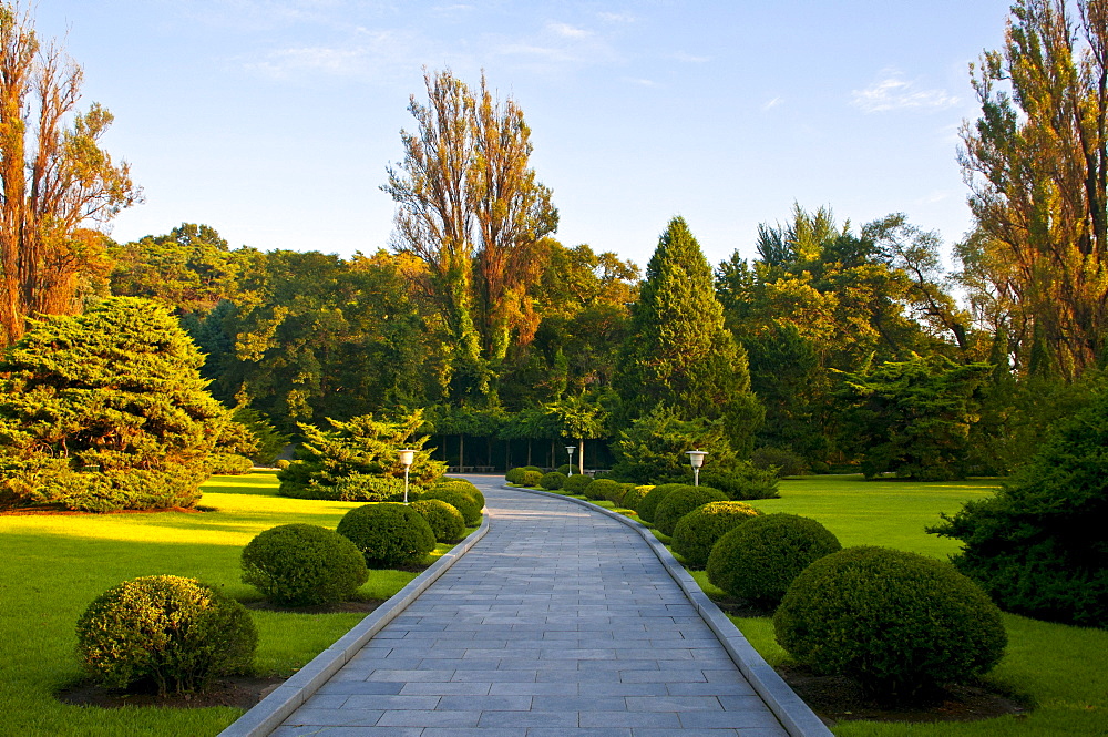 Mangyongdae Shrine, birthplace of Kim Il Sung, Pyongyang, North Korea, Asia