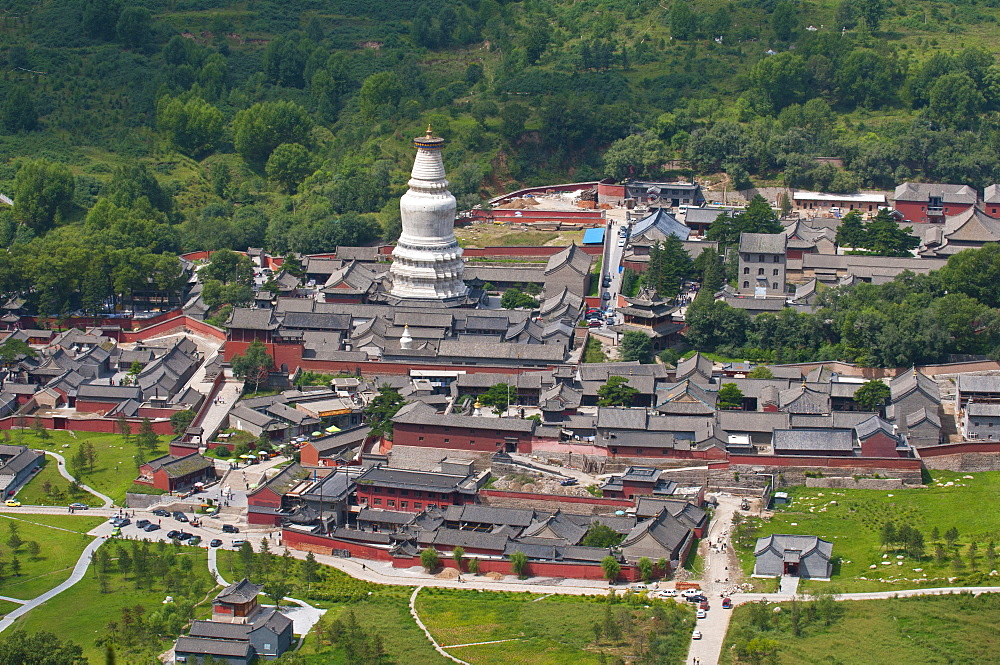 Wutai Shan monastic site, Mount Wutai, Unesco World Heritage Site, Shanxi, China, Asia