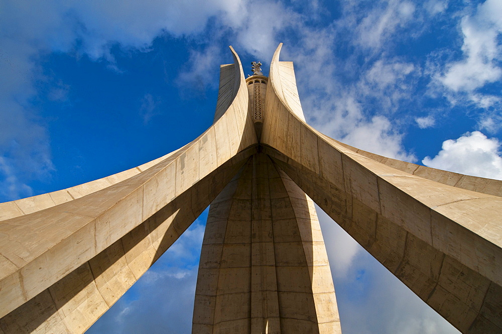 The Monument of the Martyrs in Algiers, Algeria, Africa