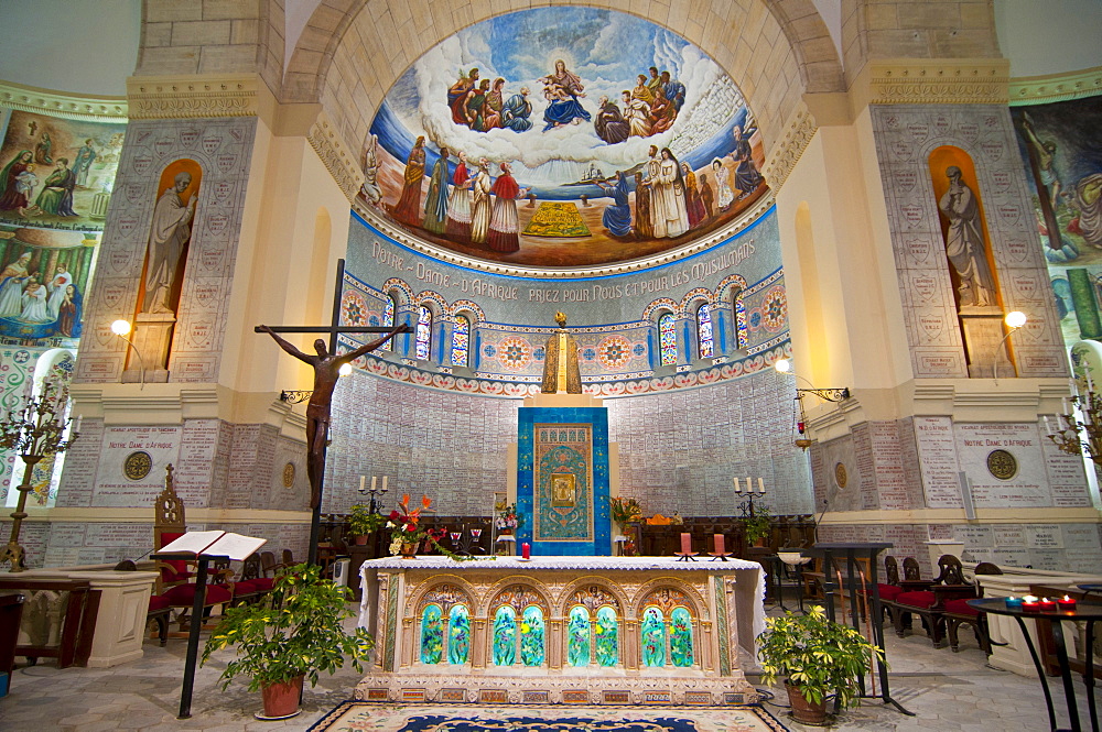 Basilica of Notre-Dame d'Afrique, Algiers, Algeria, Africa