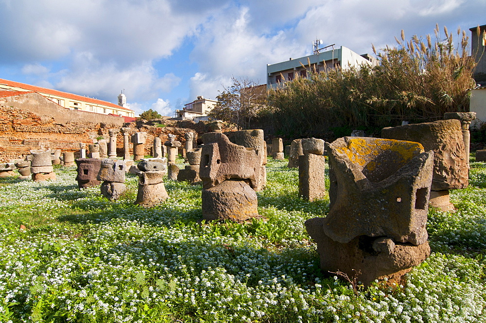 Ancient Roman bath in Cherchell, Algeria, Africa