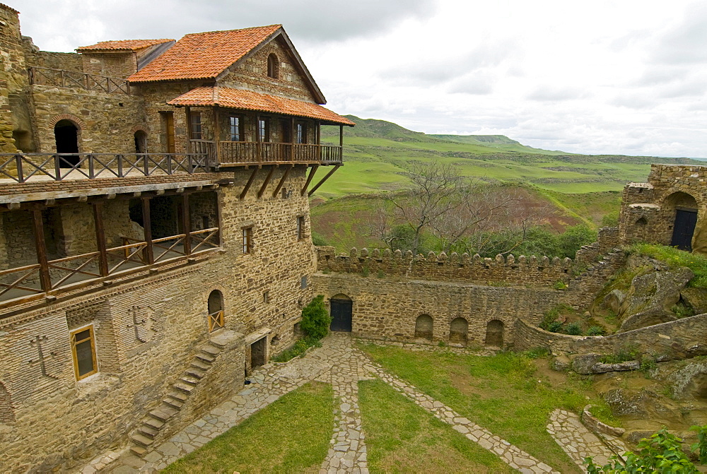 Davit Gareja Monastery Fortress, Kakheti, Georgia, Caucasus, Middle East