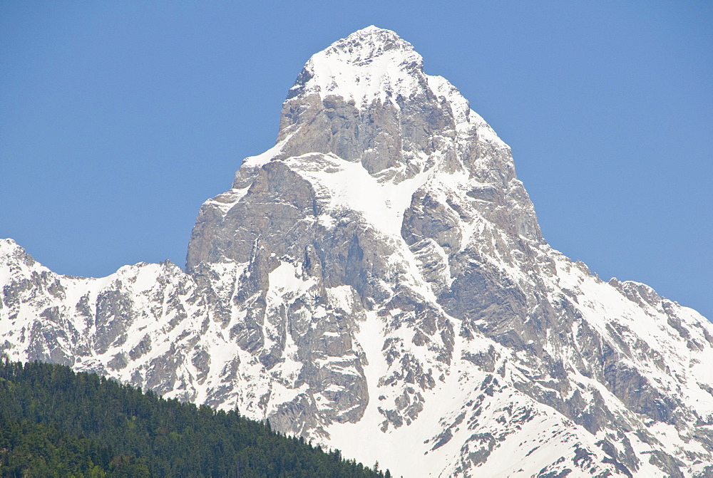 Mount Ushba, Svaneti province, Georgia, Middle East