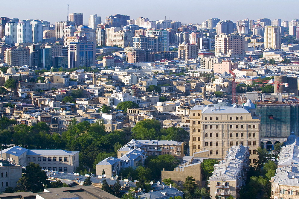 View over Baku, Azerbaijan, Middle East