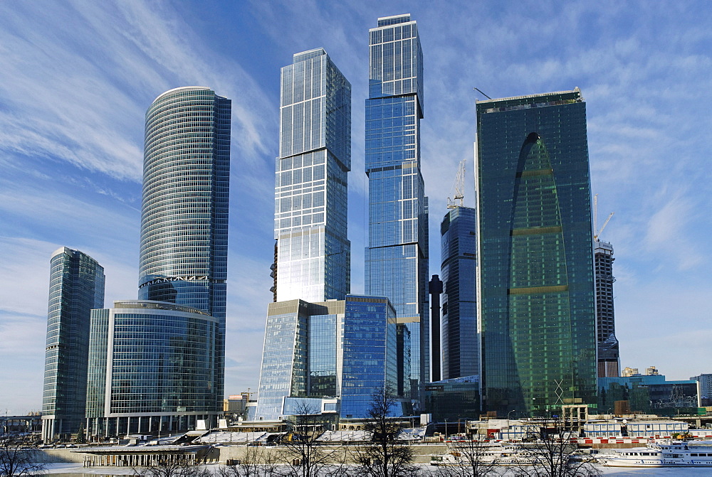 Skyscrapers of the Federation Complex, Moscow, Russia