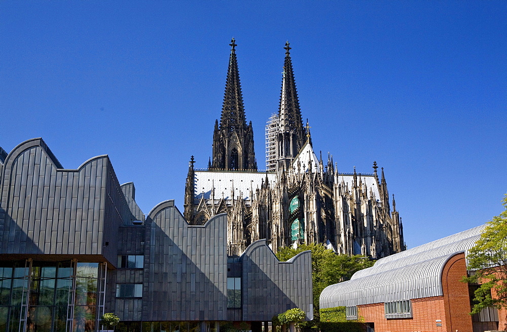 Cologne Cathedral, Museum Ludwig, Cologne, North Rhine-Westphalia, Germany, Europe