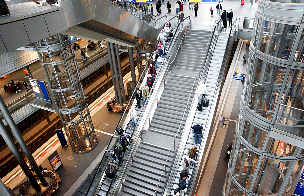 Berlin Hauptbahnhof, central railway station, Berlin, Germany, Europe