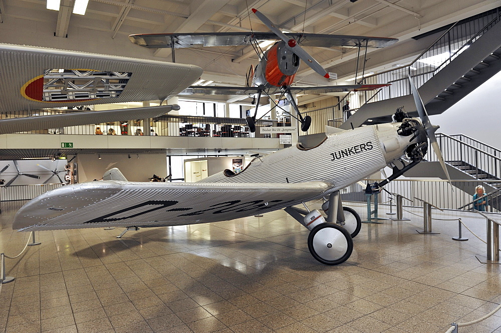 Junkers A 50 ci Junior sports plane, Deutsches Museum, Munich, Bavaria, Germany, Europe